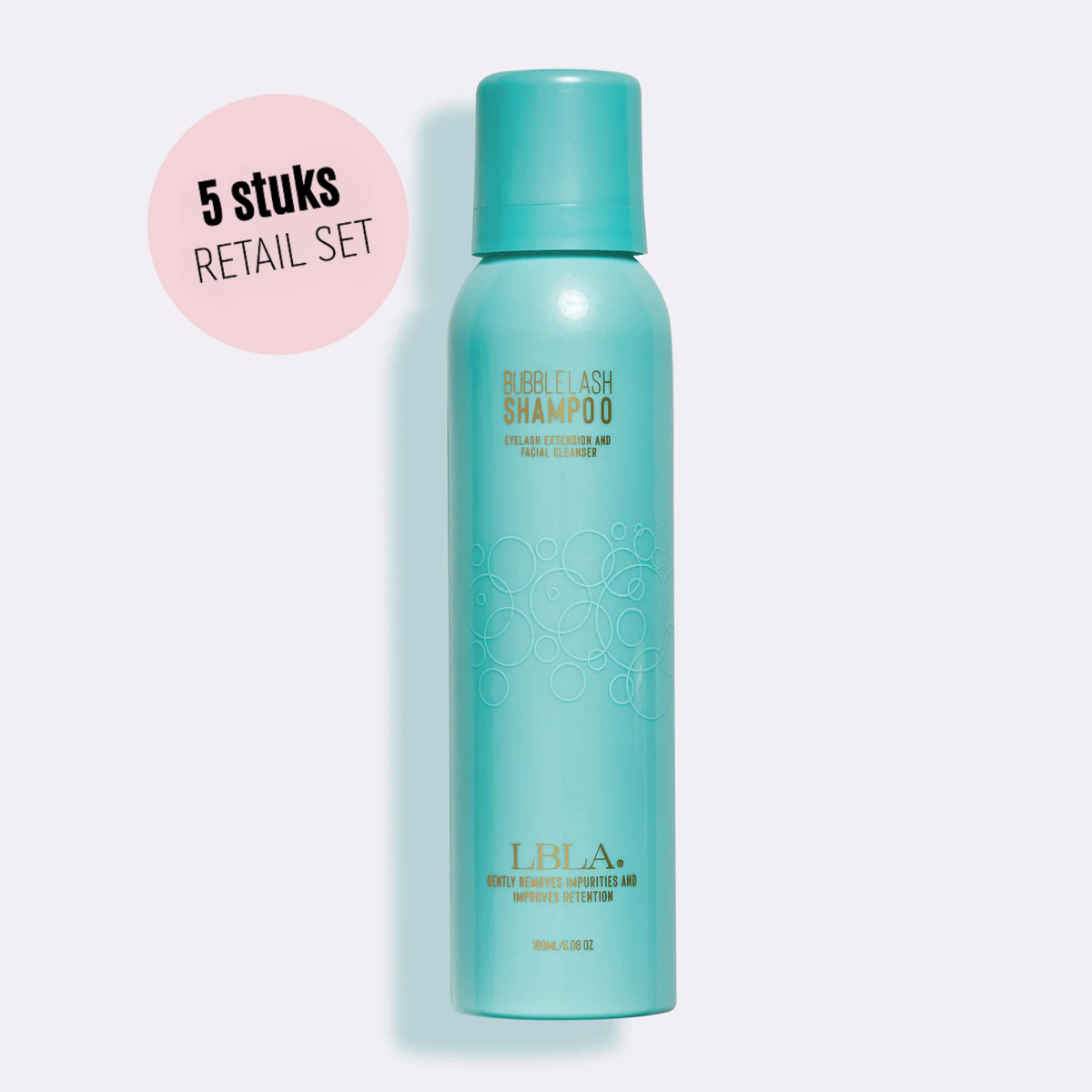 Bubble Lash Shampoo – 5 stuks retail set