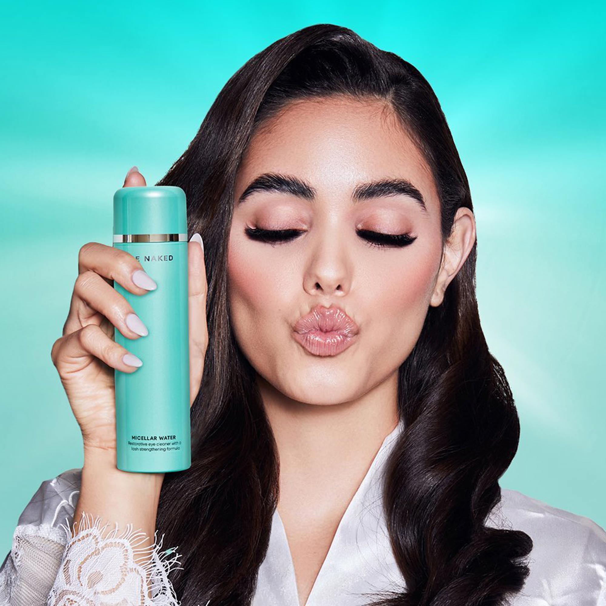 micellair water om wimperextensions te reinigen