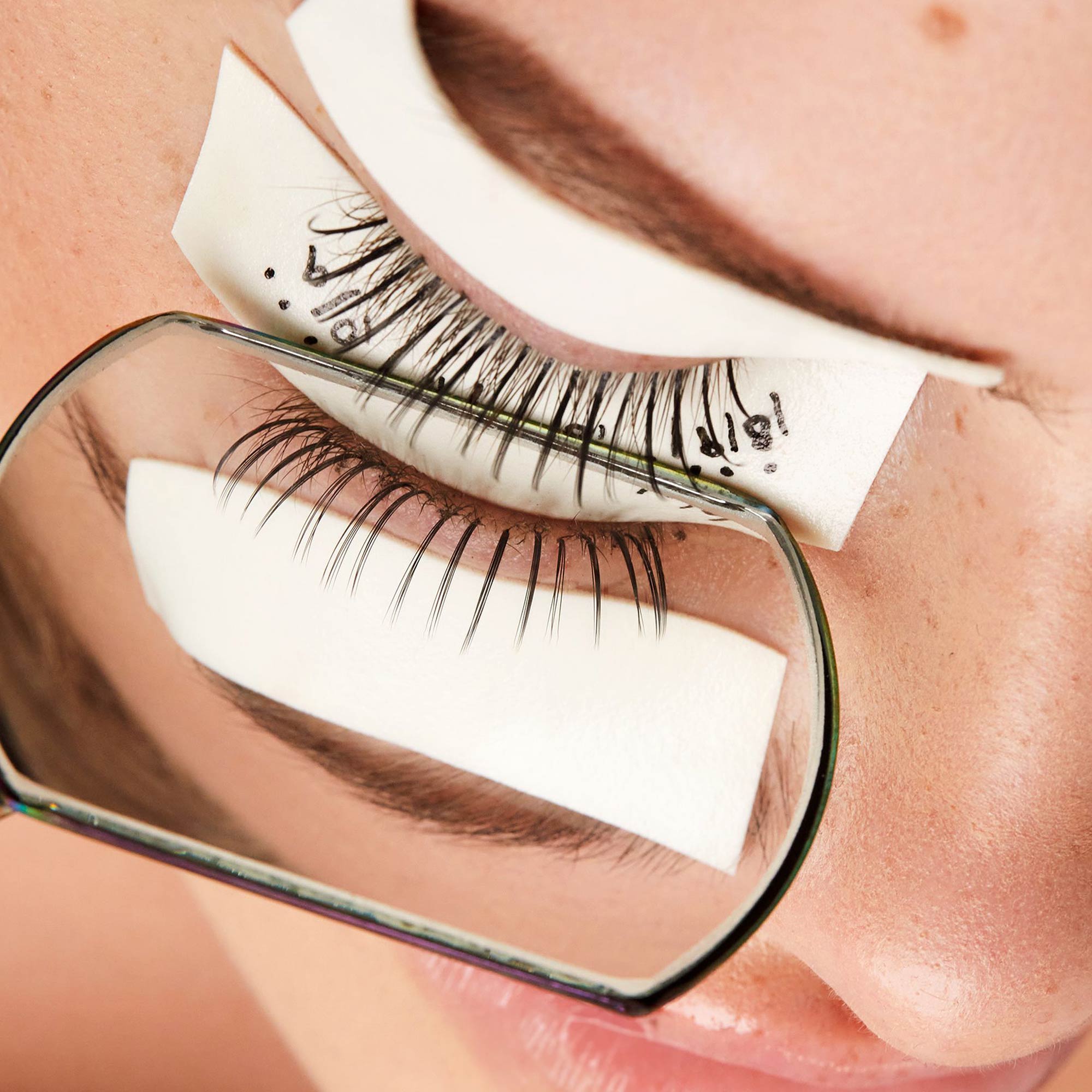 Breed wimperspiegeltje voor wimperextensions