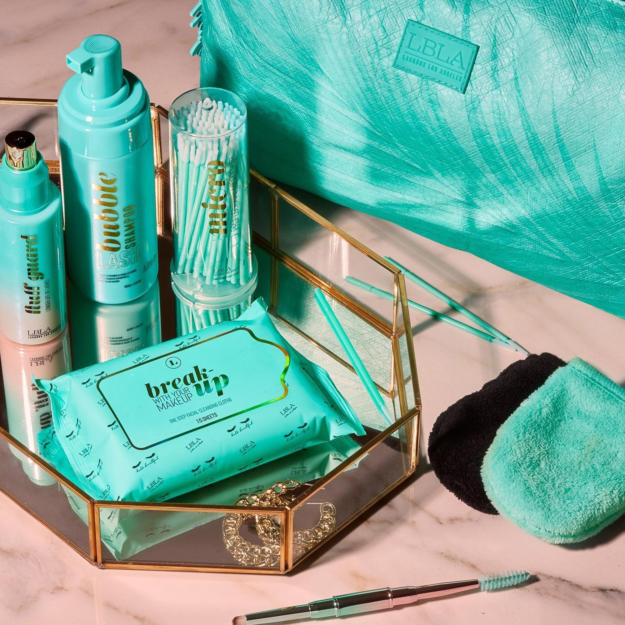 make up reinigingsdoekjes - LashBox LA