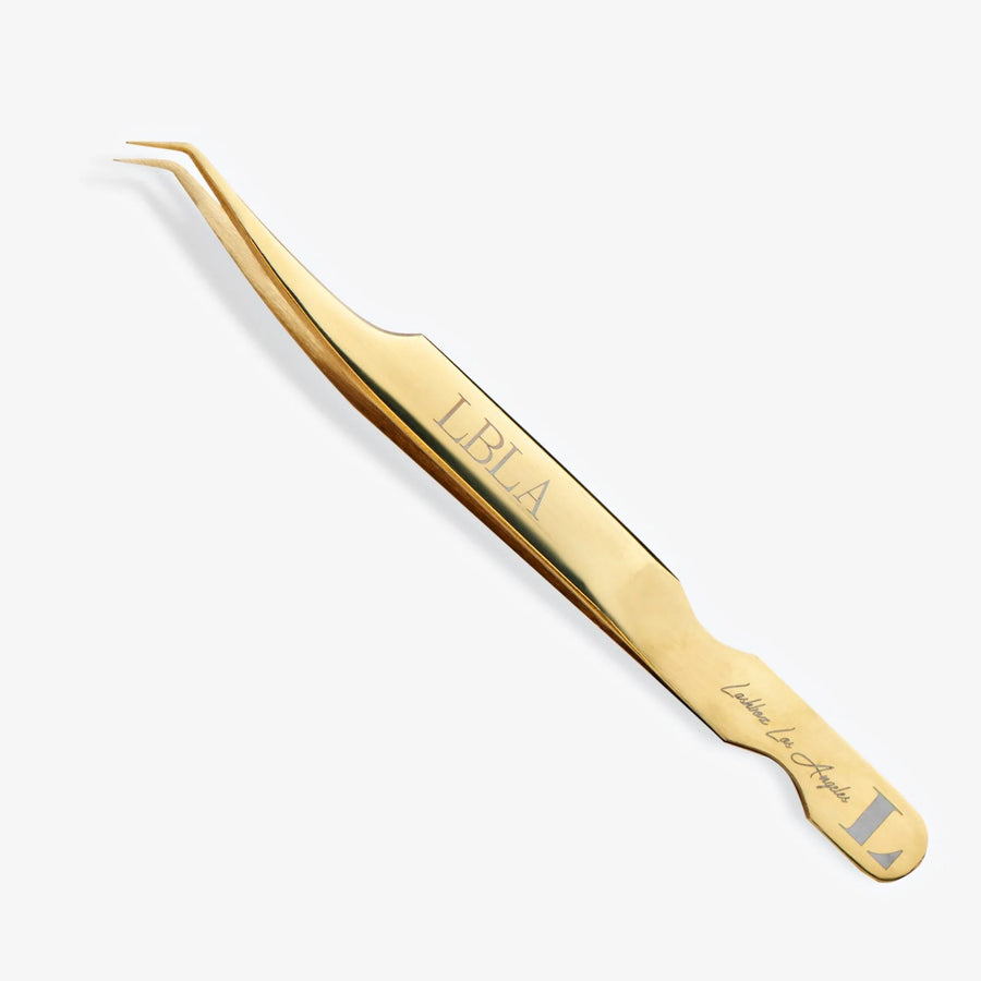 Volume JL Gold tweezer - LashBox LA